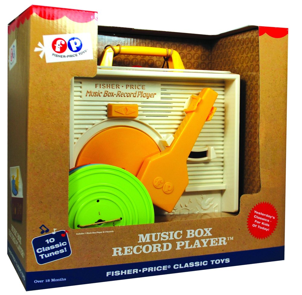 music box record player
