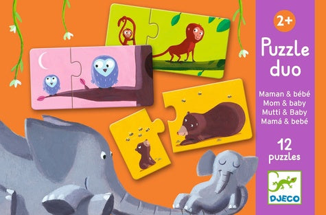 MOM Baby 12 Puzzles 24pcs