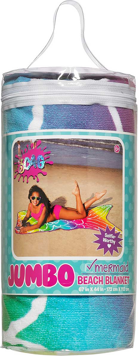 Mermaid Tail Beach Blanket