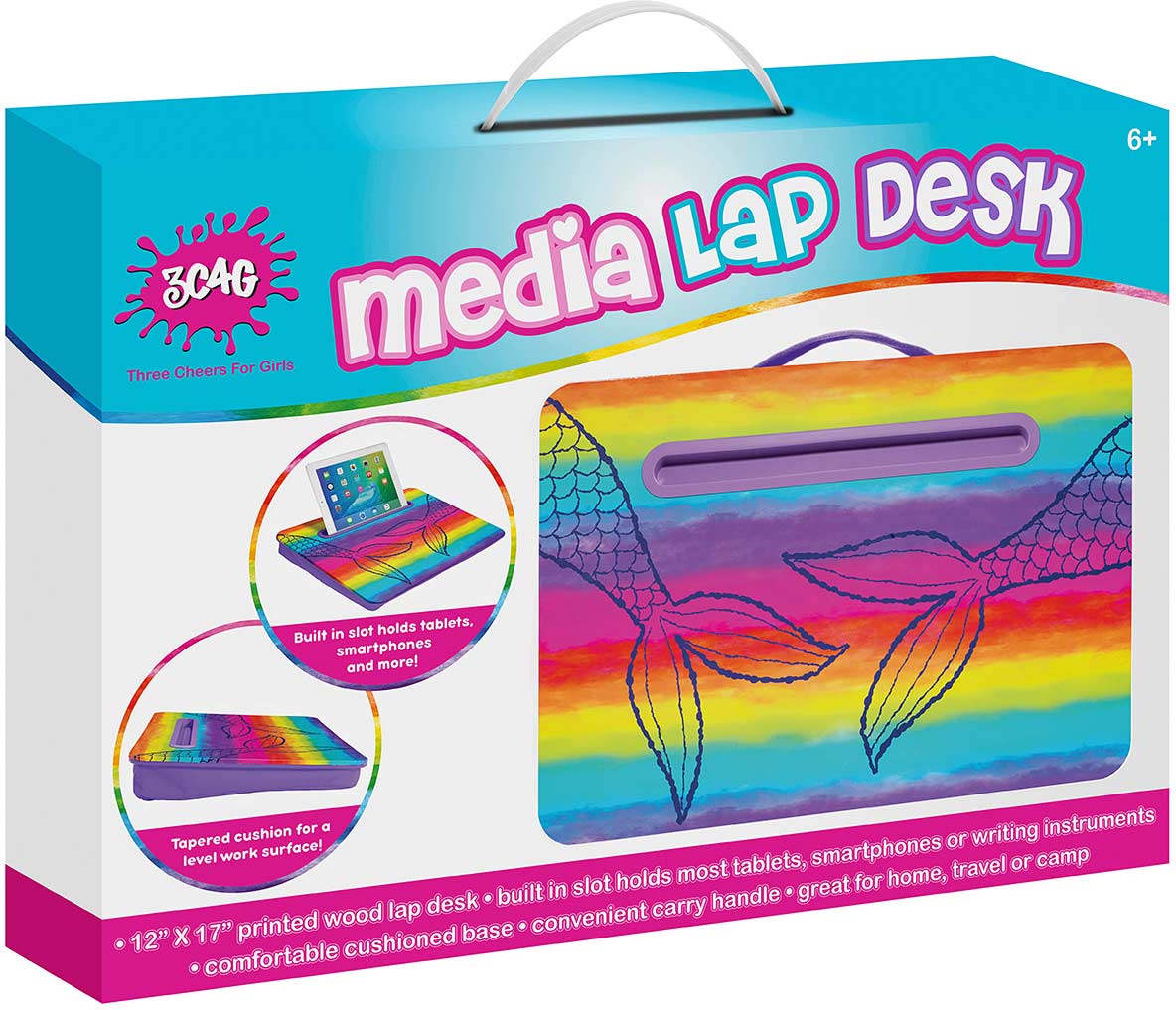 Mermaid Tail Media Lap Desk