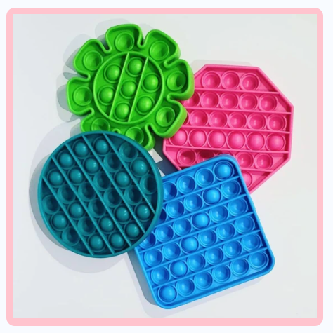 Push and Pop Blue Square