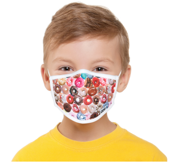 Youth Face Mask - Doughnuts