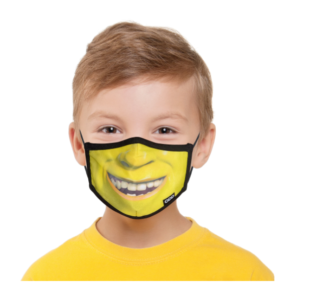 Youth Face Mask - Shrek Face