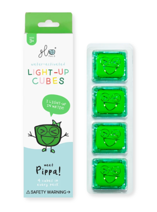 Glo Pals Pippa - Green Light Up Cubes