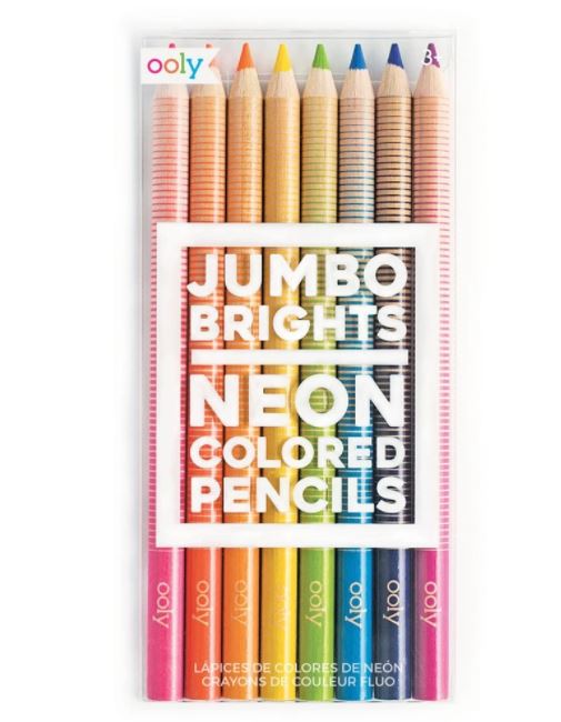 Jumbo Neon Colored Pencils
