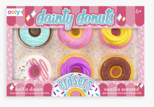 Dainty Doughnuts Erasers