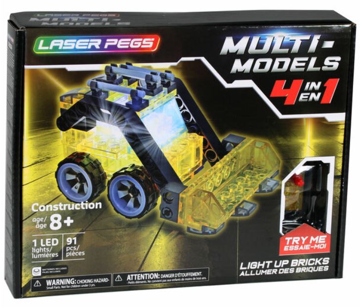 Laser Pegs Construction Truck