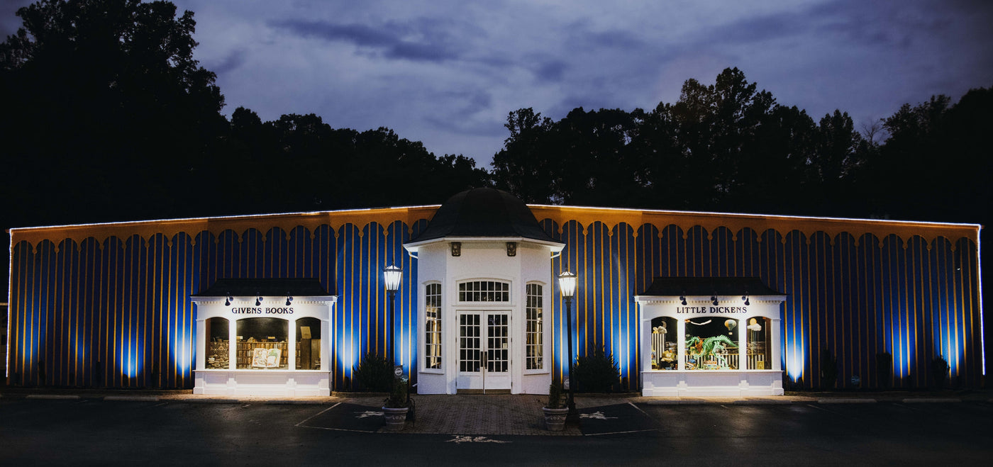 Image of the store front at night
