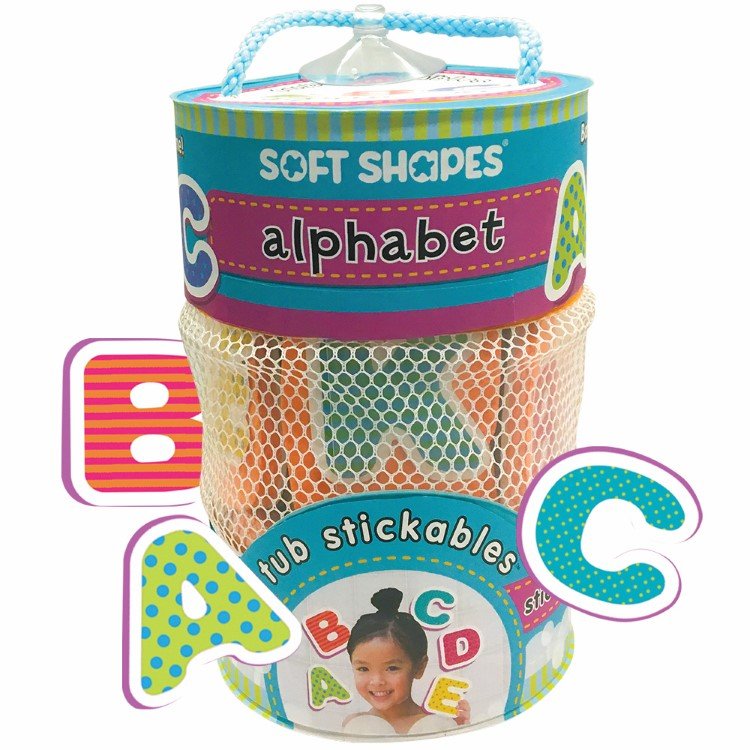 Soft Shapes Tub Stickables: Alphabet