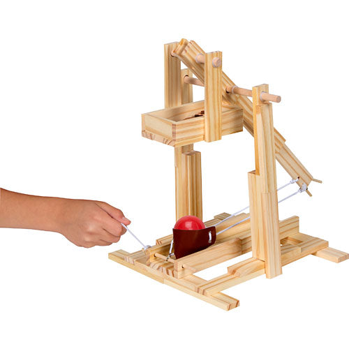 ALEX Toys CitiBlocs Wood Engineer Medieval Launcher