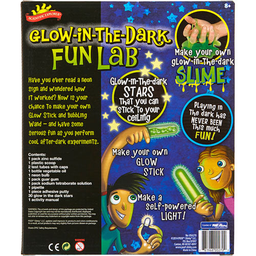 Scientific Explorer Glow in the Dark Fun Lab