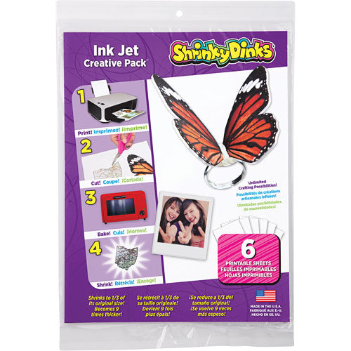 Shrinky Dinks Creative Pack 6 Sheets for Ink Jet Printers