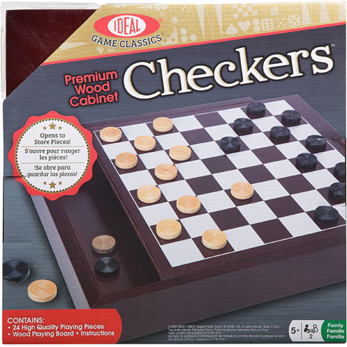 Ideal Premium Wood Cabinet Checkers