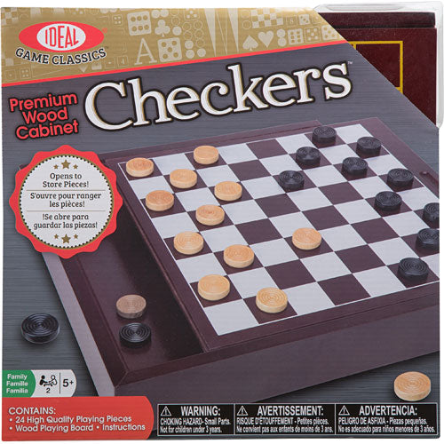 Ideal Premium Wood Cabinet Checkers