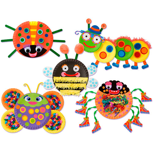 paper plate bugs