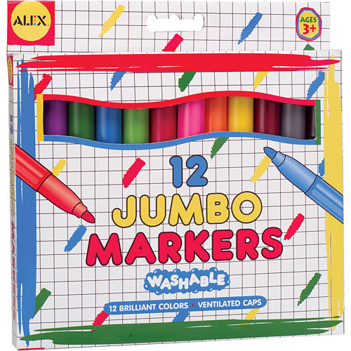 Washable Jumbo Markers (12)