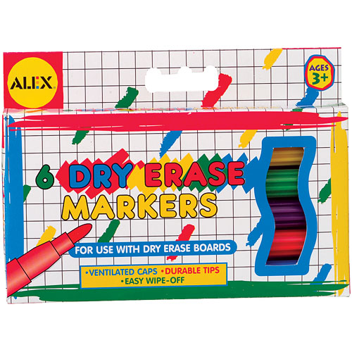 DRY ERASE MARKERS (6)