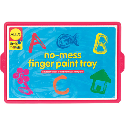 No Mess Tray with Finger Paint Pad