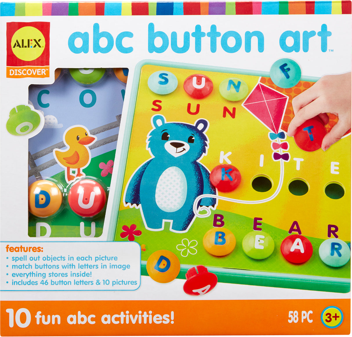 ALEX Discover ABC Button Art