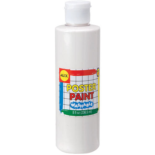 white poster paint