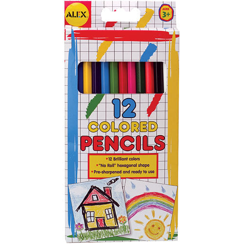 Long Colored Pencils (12)