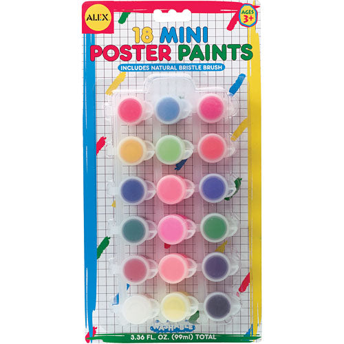 18 Mini Poster Paints