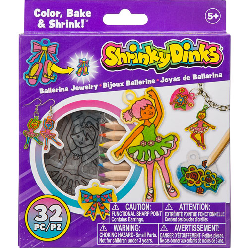 CLEARANCE Shrinky Dinks Ballerina Jewelry
