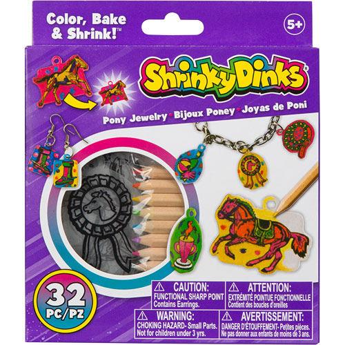 pony jewelry shrinky dinks