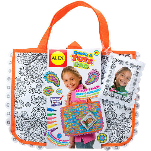 color a tote bag