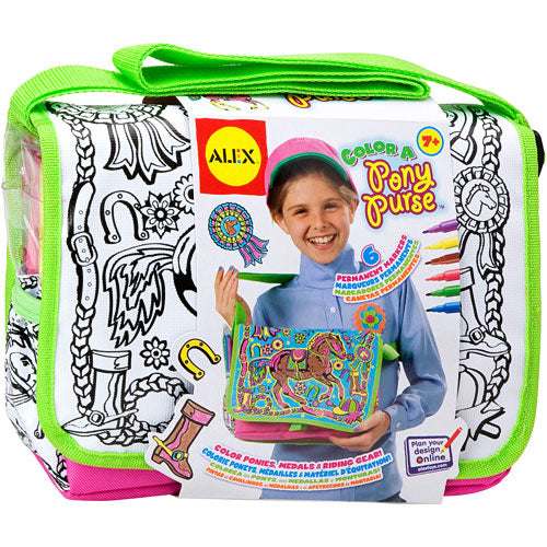 color a pony purse