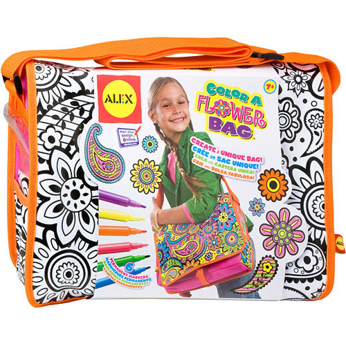 Color a Flower Bag
