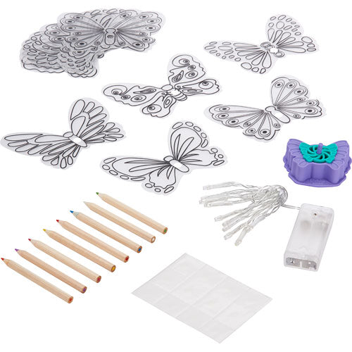 Shrinky Dinks 3D Butterfly Lights