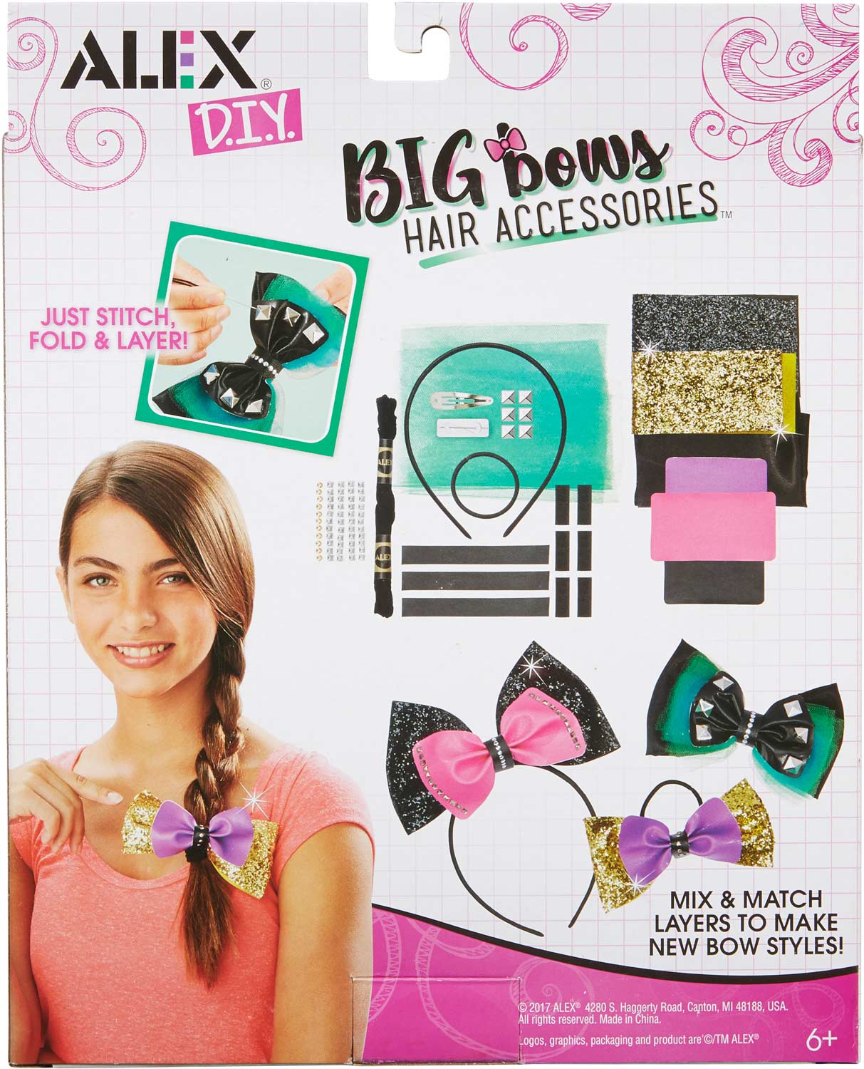ALEX DIY Big Bow's Hair Accessories