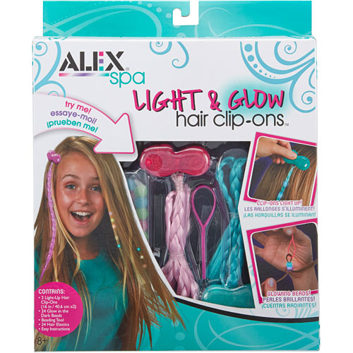 ALEX Spa Light and Glow Hair Clip Ons