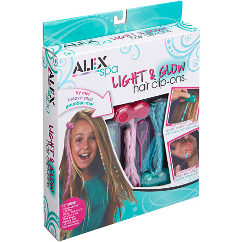 ALEX Spa Light and Glow Hair Clip Ons