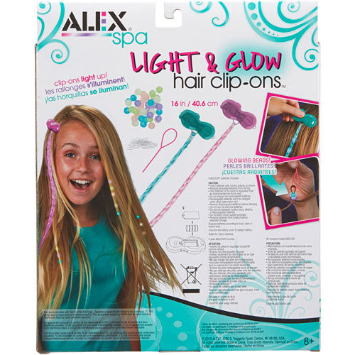 ALEX Spa Light and Glow Hair Clip Ons