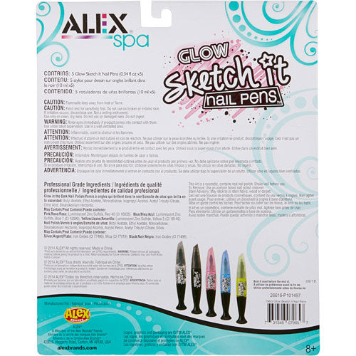 ALEX Spa Glow Sketch It Nail Pens