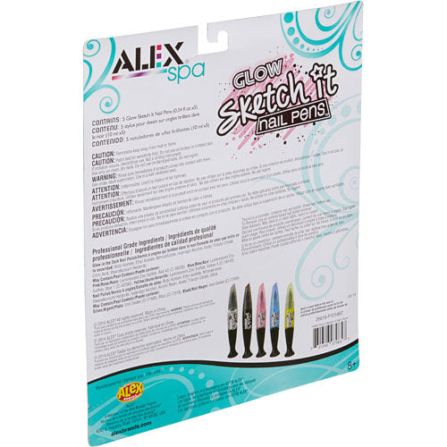 ALEX Spa Glow Sketch It Nail Pens