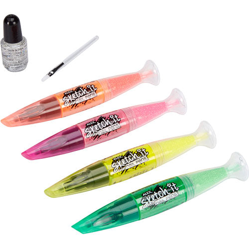 ALEX Toys Spa Glitter Sketch It Nail Pens