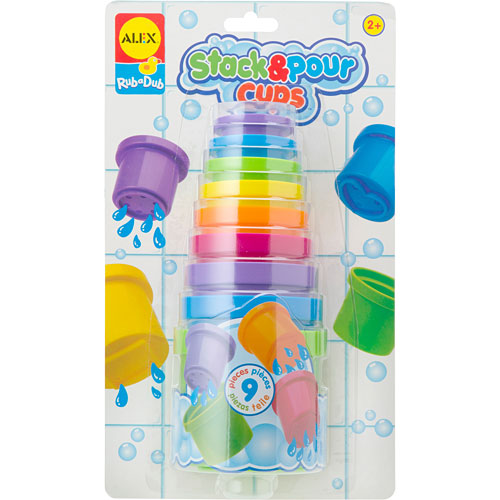 ALEX Toys Rub a Dub Stack and Pour Cups