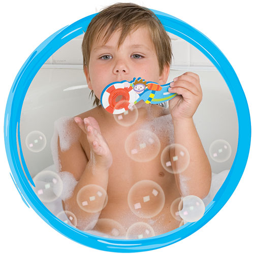 blow bubbles tub diver