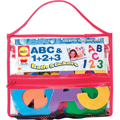 TUB JOY SET OF ABC AND 1+2+3