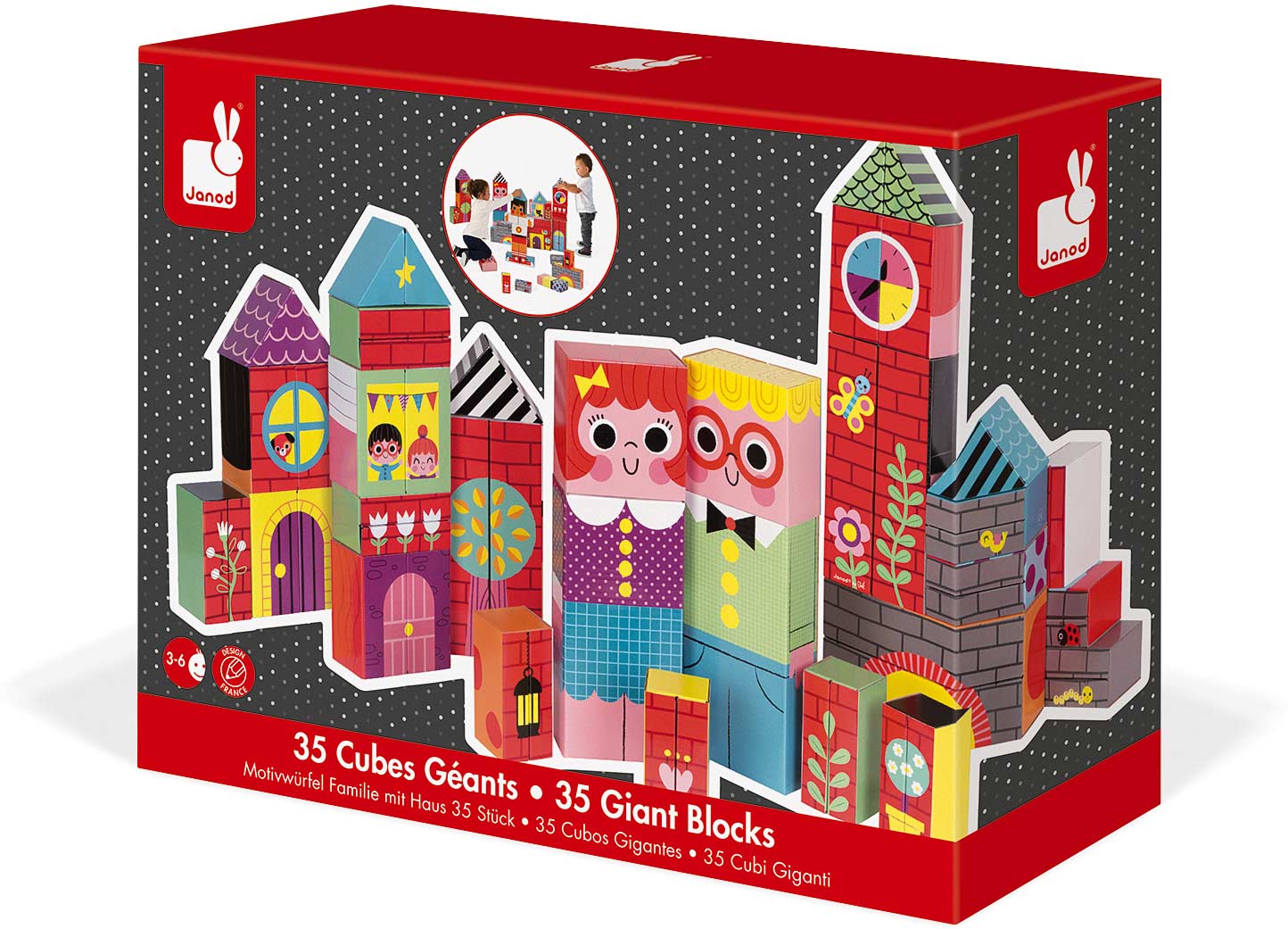 Janod Kubkid 35 Giant Blocks