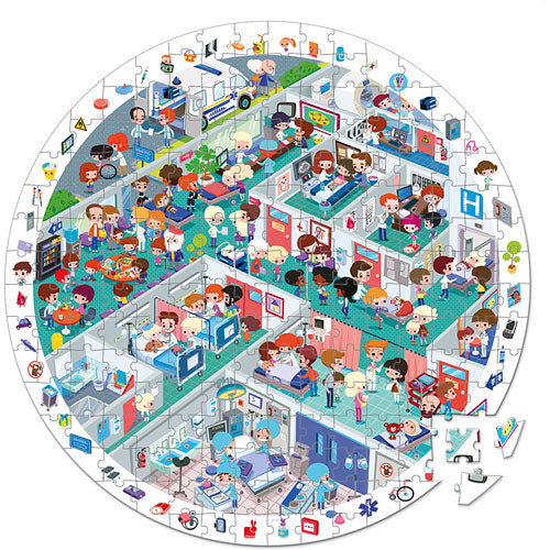 Janod Hat Box Observation Puzzle-E.R.