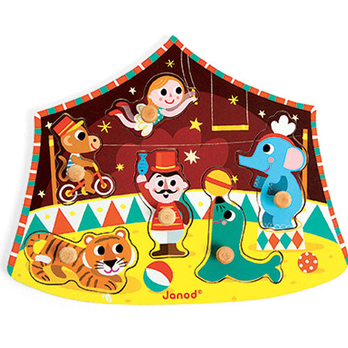 Janod Circus Wooden Puzzle