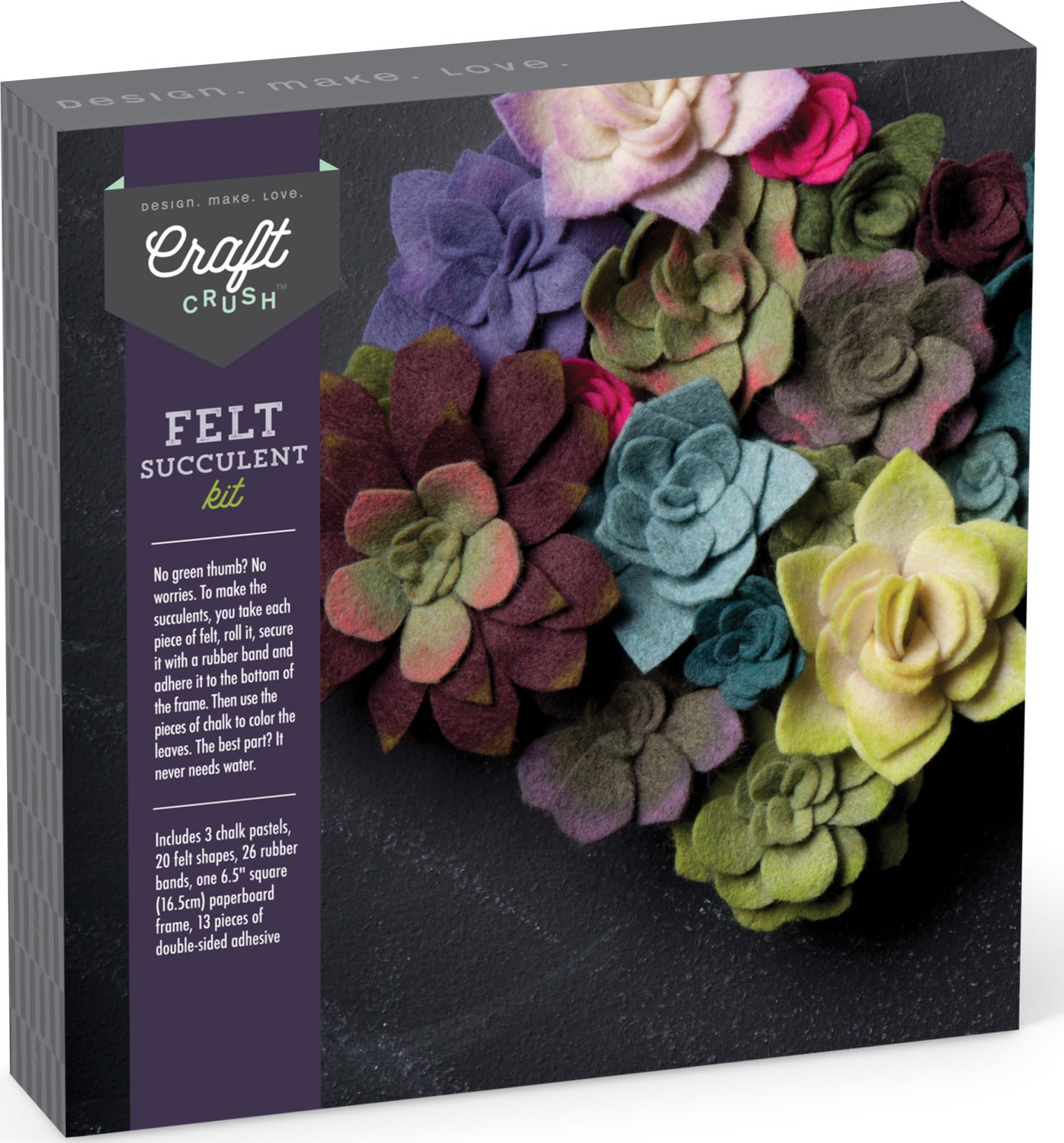 Craft Crush Felt Succulents Kit