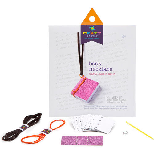 Craft-tastic Book Necklace Kit