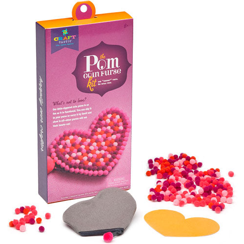 Craft-tastic Pom Coin Purse Kit