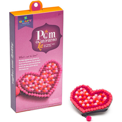 Craft-tastic Pom Coin Purse Kit