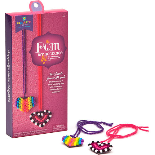 Craft-tastic Pom BFF Necklace Kit